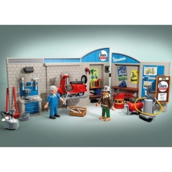 PLAYMOBIL 71620 Vespa Garage, Style rétro, années 60, 88 pieces, Adulte, Clas...