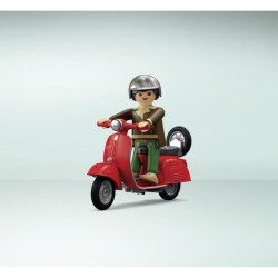 PLAYMOBIL 71620 Vespa Garage, Style rétro, années 60, 88 pieces, Adulte, Clas...