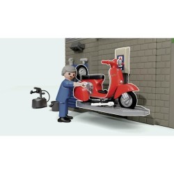 PLAYMOBIL 71620 Vespa Garage, Style rétro, années 60, 88 pieces, Adulte, Clas...