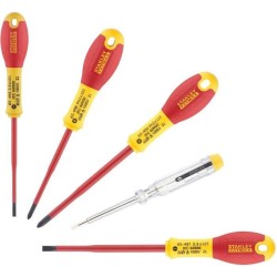 Jeu de 5 Tournevis - STANLEY FATMAX - XTHT0-62692 - Isolés 1000V - Electricie...