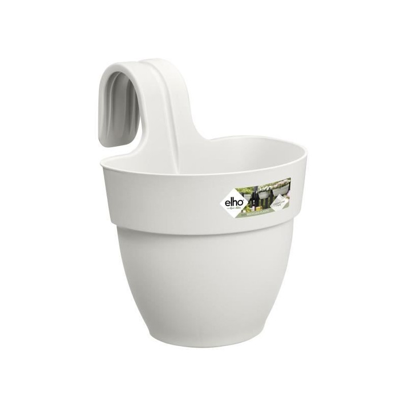 ELHO Pot de fleurs balcon Vibia Campana Easy Hanger Small - Blanc Soie - Balc...