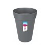 ELHO Pot de fleurs Loft Urban rond Haut - Ø 42 x H 56 cm - Extérieur - 100% r...