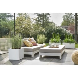 ELHO Bac a fleurs Vivo Next Square 30  - Ø 30 x H 29 cm - Intérieur,Extérieur...