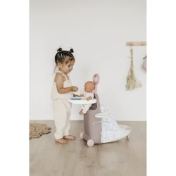 Valise Nurserie 3 en 1 - Baby Nurse - Pour Poupons jusqu'a 42cm - Beige/Rose/...