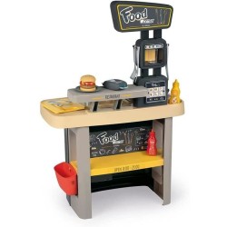 Smoby - Food Corner - Cuisine Restaurant - Jouet d'imitation avec 29 accessoires