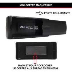Boîte a Clés Magnétique - MASTER LOCK - 207EURD - Idéale pour cacher vos clés...