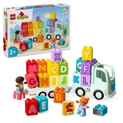 LEGO 10421 DUPLO Ma Ville Le Camion de l'Alphabet, Jouet d'Apprentissage de l...