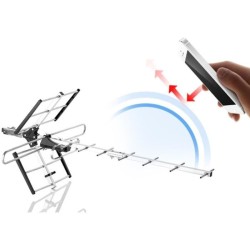 Antenne TV Extérieure ONE FOR ALL SV9357 Professional Line VHF/UHF amplifiée,...