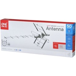 Antenne TV Extérieure ONE FOR ALL SV9357 Professional Line VHF/UHF amplifiée,...