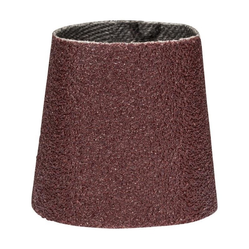 Lot de 3 abrasifs coniques Bosch PRR 30mm G80 pour poncer bois, métal et mati...