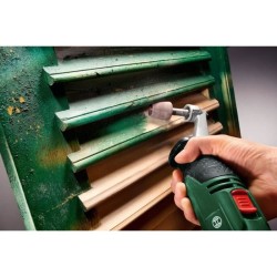 Lot de 3 abrasifs coniques Bosch PRR 30mm G80 pour poncer bois, métal et mati...