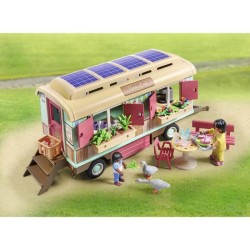 PLAYMOBIL 71441 Roulotte café boutique, Country La vie a la ferme, 145 pieces...