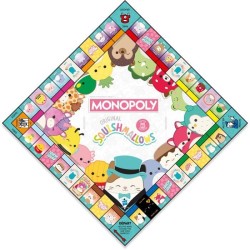 Monopoly Squishmallows - Jeu de société - WINNING MOVES - Monopoly avec les p...