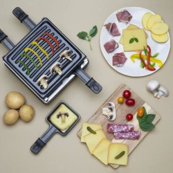 Appareil a raclette WEASY - LUGA40 - Jusqu'a 4 personnes - Revetement anti-ad...