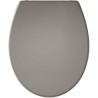 Abattant Presto Taupe - Thermodur - Fixation par le dessus - Antibactérien