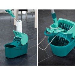 Seau essoreur Leifheit Profi Compact 55080, essore-housse de 8 L compatible a...