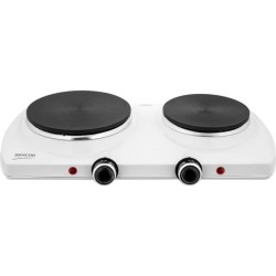 Plaque de cuisson électrique - SENCOR - SCP 2253WH-EUE4 - 2500 W - 2 foyers -...
