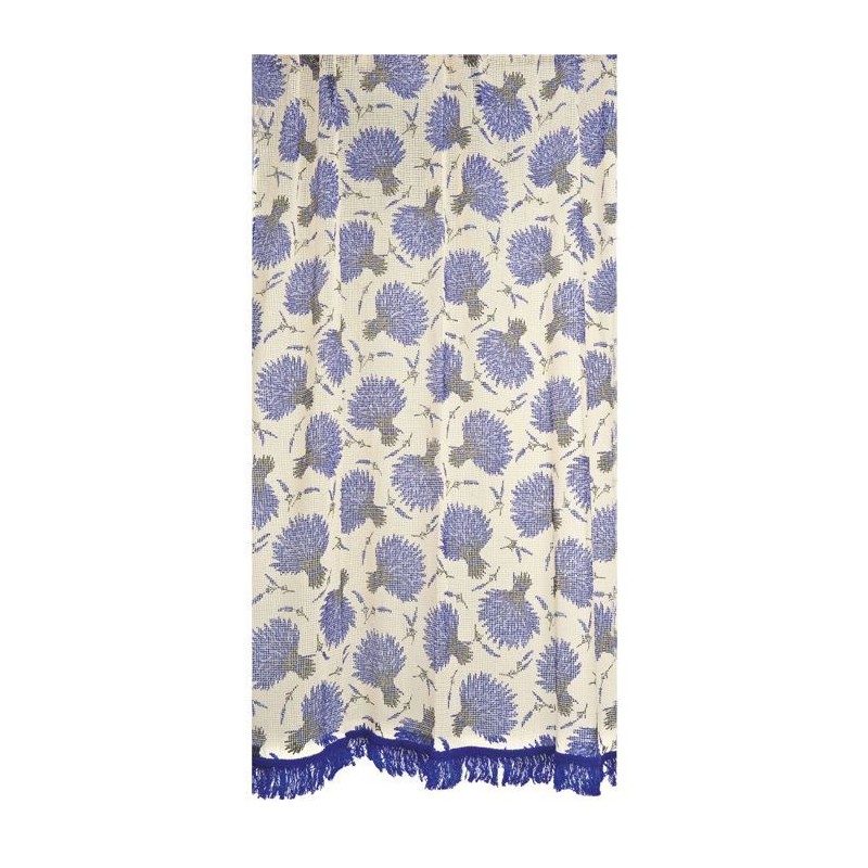 Rideau Marseillais tissé Lavande - 225 x 140 cm - TOISON D'OR