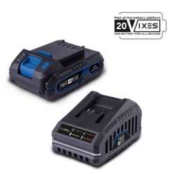 batterie 2.0Ah 20V + chargeur - batterie universelle pour la gamme SCHEPPACH ...