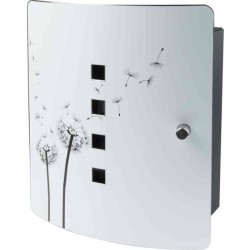 Armoire a clé - BURG WACHTER - 6204/10 Ni Pusteblume - Décor pissenlit, 10 cr...