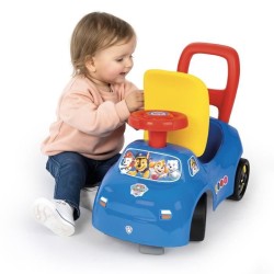 Smoby - Porteur auto enfant 2 en 1 - Pat' Patrouille - Coffre sous la selle -...