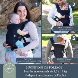 Porte-bébé ajustable 3-1 - DREAMBABY - JOURNEY - Confortable et polyvalent - ...