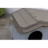 KERBL - Maison extérieure pour chats - 60 x 51 x 41 cm - Gris et marron - Pla...
