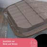 KERBL - Maison extérieure pour chats - 60 x 51 x 41 cm - Gris et marron - Pla...