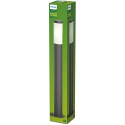 Lampadaire extérieur sur poteau - UTRECHT - Poteau anthracite - 1x20