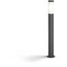 Lampadaire extérieur sur poteau - UTRECHT - Poteau anthracite - 1x20