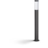 Lampadaire extérieur sur poteau - UTRECHT - Poteau anthracite - 1x20