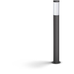 Lampadaire extérieur sur poteau - UTRECHT - Poteau anthracite - 1x20