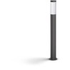 Lampadaire extérieur sur poteau - UTRECHT - Poteau anthracite - 1x20