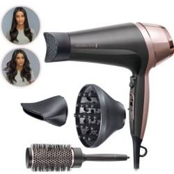 Remington D5706 Coffret Coiffure, Seche-Cheveux Ionique Curl Confidence 2200W...