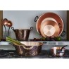Casserole cuivre - BAUMALU - 12 cm - Cuivre massif - Intérieur étamé - Manche...