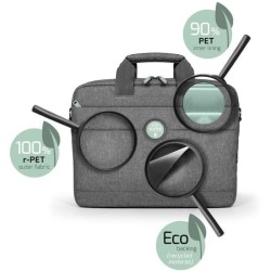 Sacoche pour ordinateur portable 15,6 - PORT DESIGNS YOSEMITE ECO - Gris (62%...