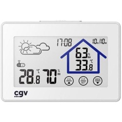 Station météo sans fil - CGV - MY METEO-1BM - Contrôle tactile - Horloge et c...