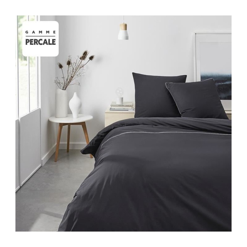 Parrure de lit TODAY Prestige - 220 x 240 cm - 2 personnes - 100% Percale Fin...