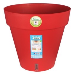 Pot de fleurs - RIVIERA - Loft avec réserve d'eau - Rond - Ø 49 x H 45 cm - 5...