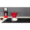 Cafetiere italienne - BIALETTI - MOKA Induction - 4 tasses - 150 ml - Rouge