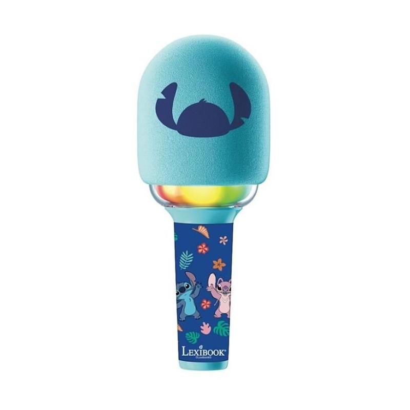Lexibook - Microphone Karaoke Stitch - 3 modes et 4 effets sur la voix - Rech...