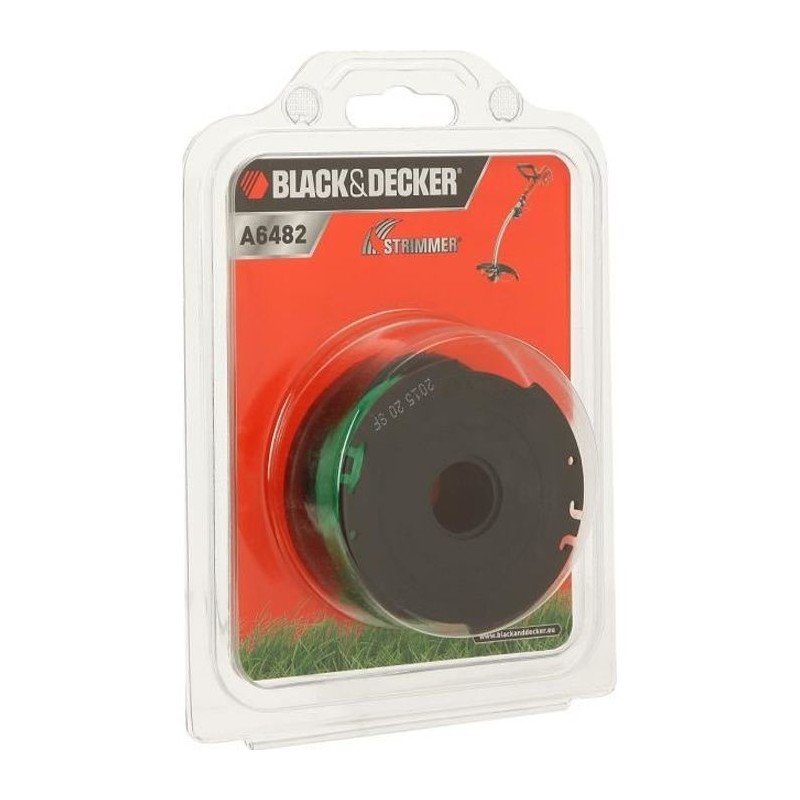 Bobine Reflex 6m fil 2mm - BLACK + DECKER - GL7033 GL8033 GL9035 - Noir