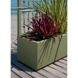 STEFANPLAST Bac a fleur/Jardiniere ETHICA rectangulaire 80 cm - 80x36xh 35 cm...