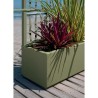 STEFANPLAST Bac a fleur/Jardiniere ETHICA rectangulaire 80 cm - 80x36xh 35 cm...