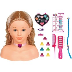 Tete a coiffer et a maquiller Sophia Princess Coralie avec accessoires - KLEI...