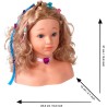 Tete a coiffer et a maquiller Sophia Princess Coralie avec accessoires - KLEI...