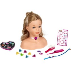 Tete a coiffer et a maquiller Sophia Princess Coralie avec accessoires - KLEI...