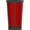 KIS Poubelle a pédale Chic Bin Style - 42.5L - Rouge