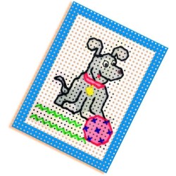 SES CREATIVE - J'apprends a broder - Cartes préimprimées et perforées