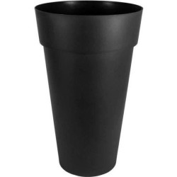 Vase Rond XXL Ø 48 cm - EDA - Toscane - 90 L - Ø 48 x H 80 cm - Gris Anthracite